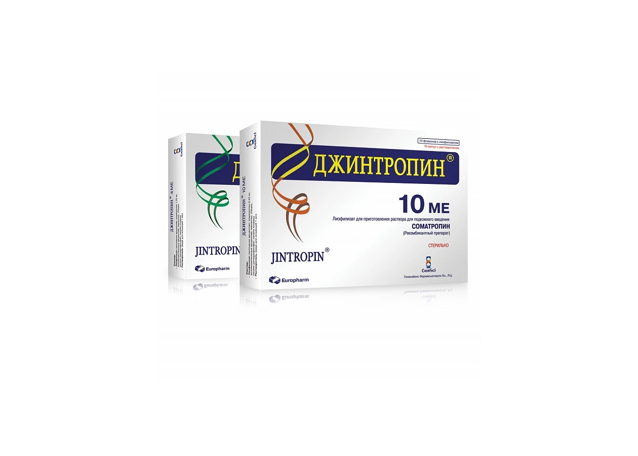 Фото 1 - Jintropin Europharm (Джинтропін Єврофарм) 10фл 10MО