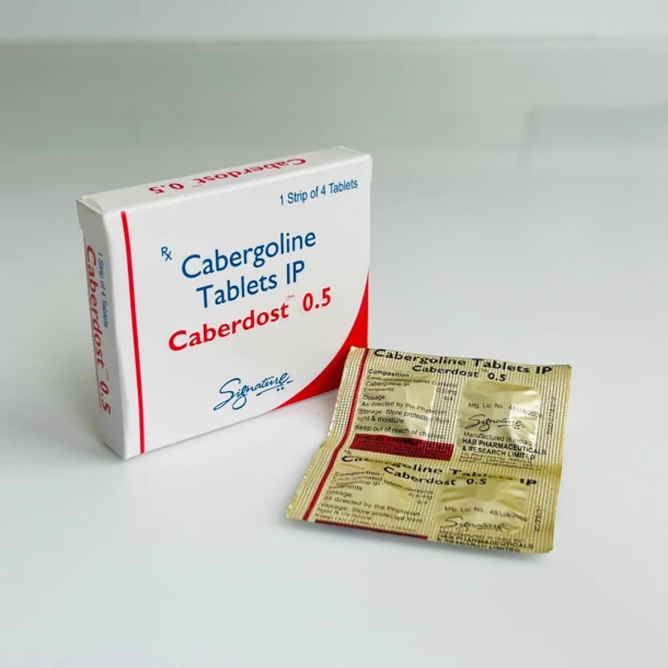 Каберголін Кабердост (Cabergoline Caberdost) 0.5мг 4табл