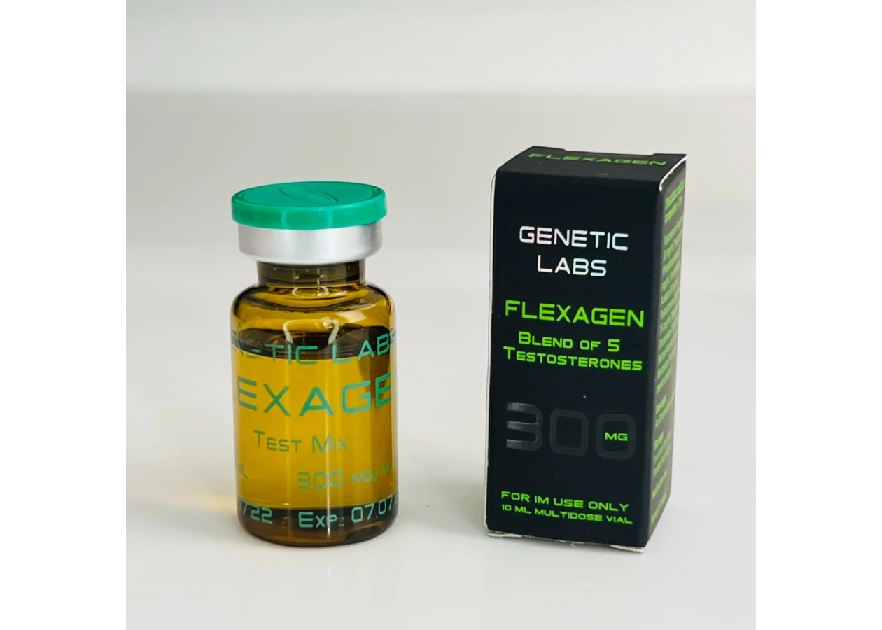 Фото 1 - Flexagen Genetic (Мікс Тестостеронів Флексаген) 300мг 10мл