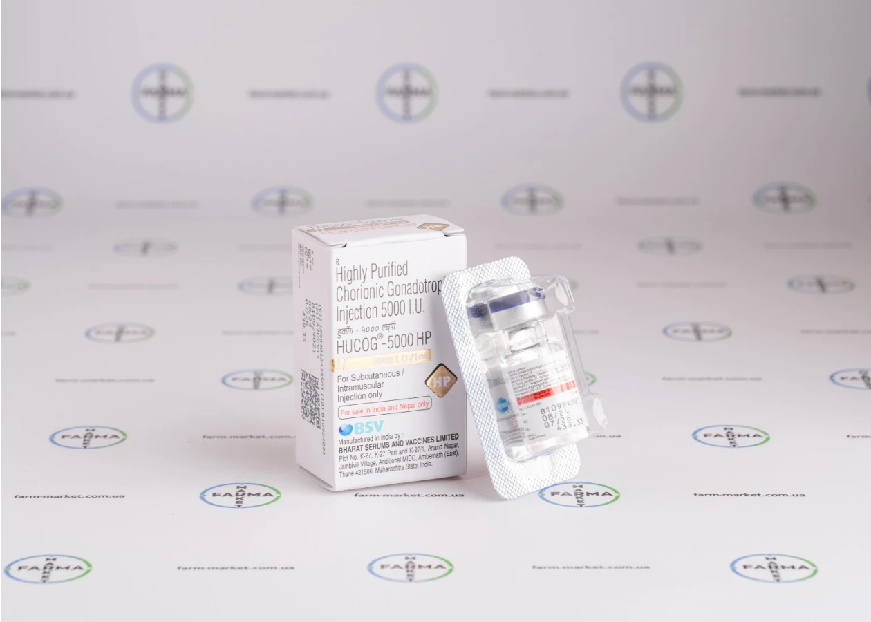 Фото 1 - Гонадотропін хоріоніний 5000 IU Highlyb Purified Chorionic Gonadotropin Injection