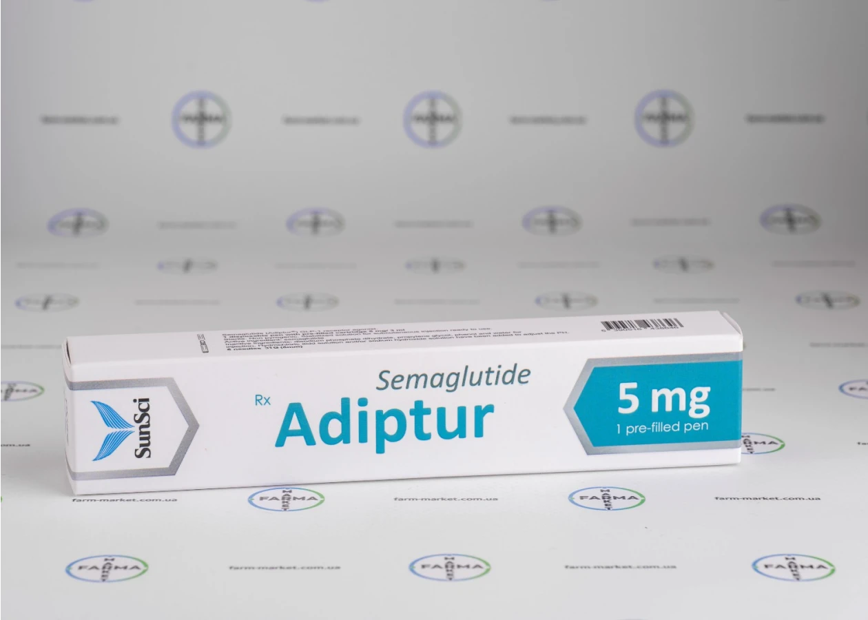 Фото 4 - Semaglutide Adiptur 5mg (Семаглютид Адіптюр 5мг)