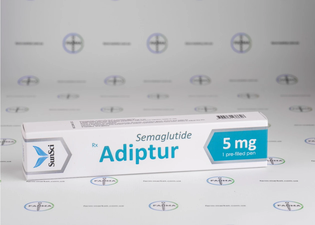 Фото 1 - Semaglutide Adiptur 5mg (Семаглютид Адіптюр 5мг)