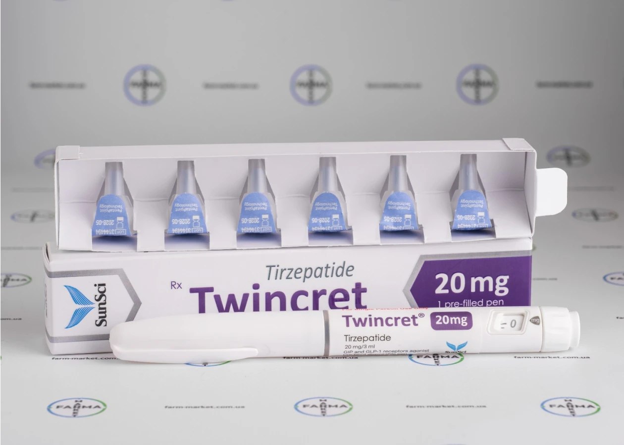 Фото 3 - Tirzepatide Twincret 20mg (Тирзепатид Твінкрет 20мг)