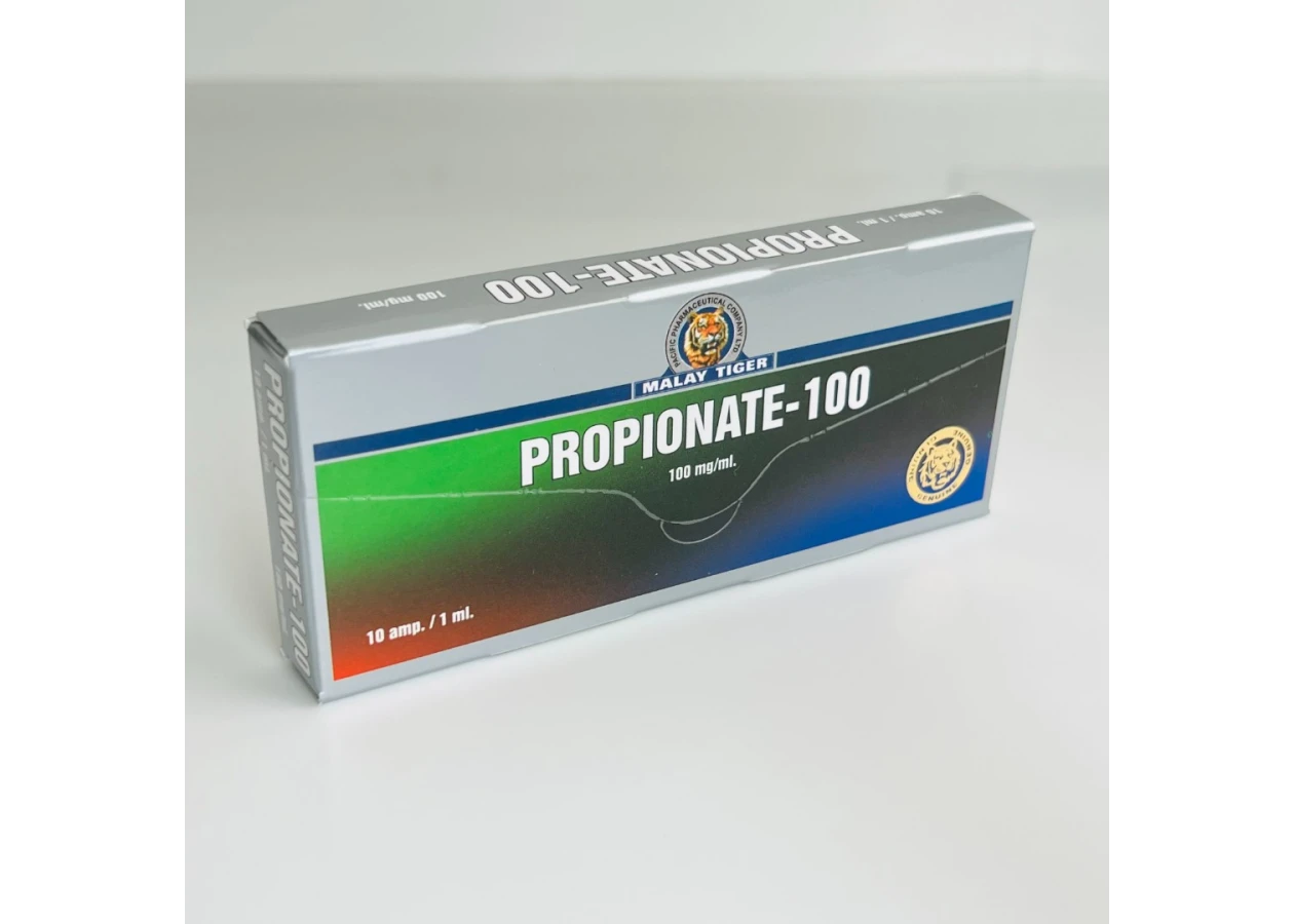 Фото 1 - Тестостерону пропіонат Малай Тайгер (Testosterone Propionate Malay Tiger) 100мг 10мл