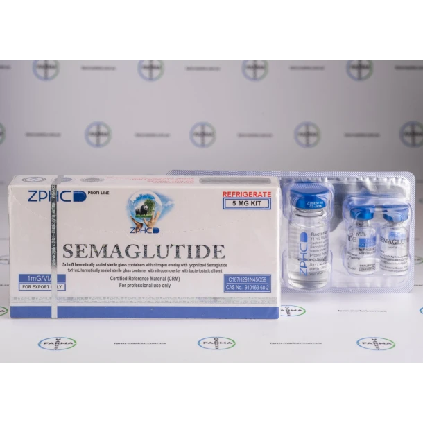 Семаглутид (Semaglutide ZPHC 5mg) 5 флаконів по 1мг