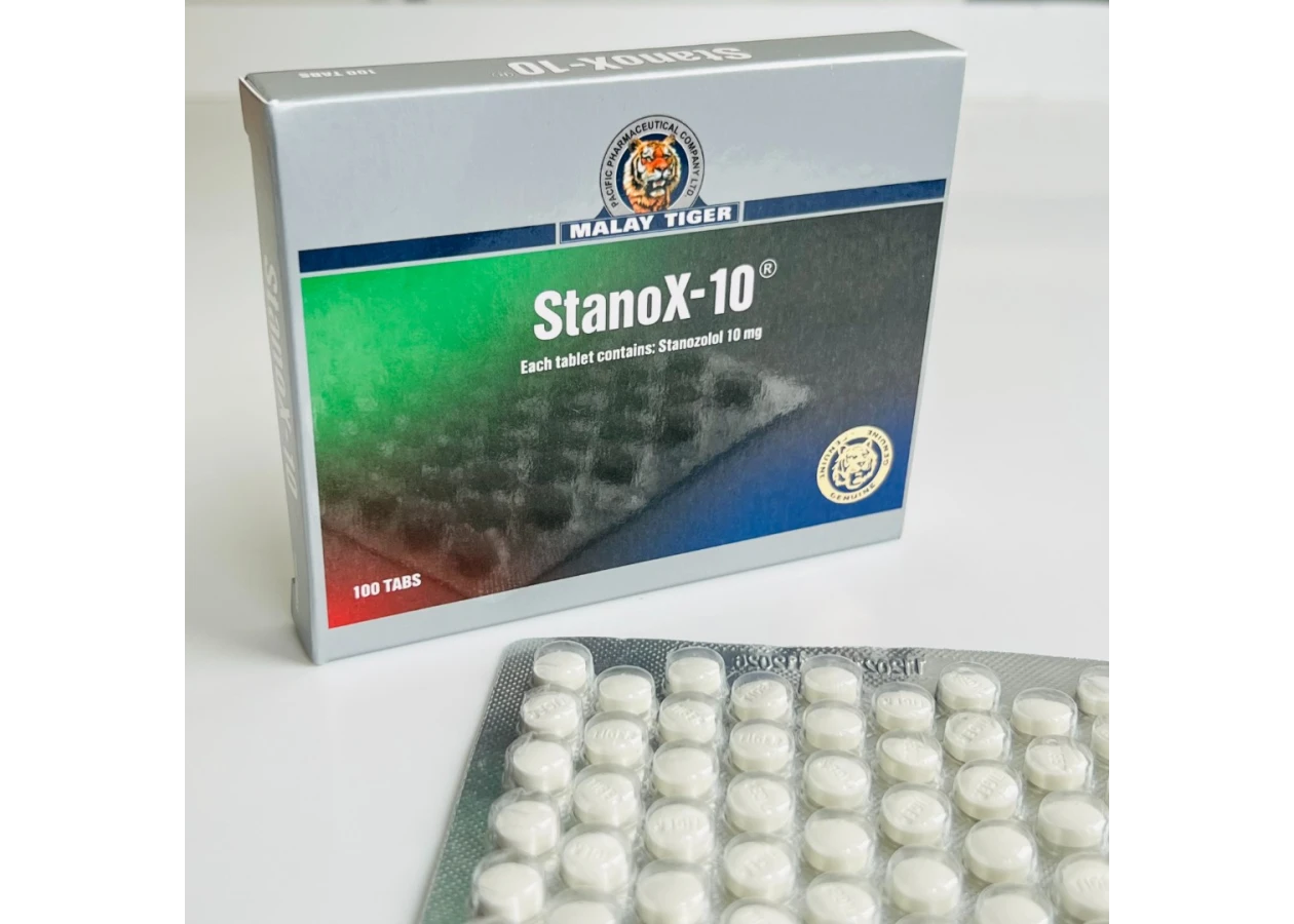 Фото 1 - Станозолол Малай Тайгер (Stanozolol Malay Tiger) 10мг 50т