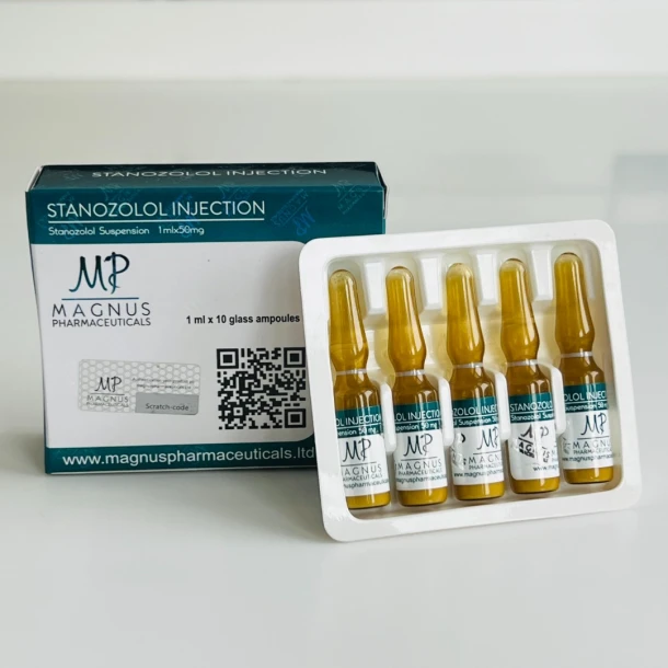 Станозолол ін'єкційний суспензія Магнус (Stanozolol injectable Magnus) 50мг 1мл (ампули)