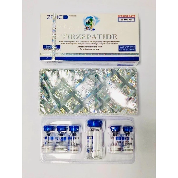 Tirzepatide (Тирзепатид 25mg) ZPHC 5 флаконів по 5мг