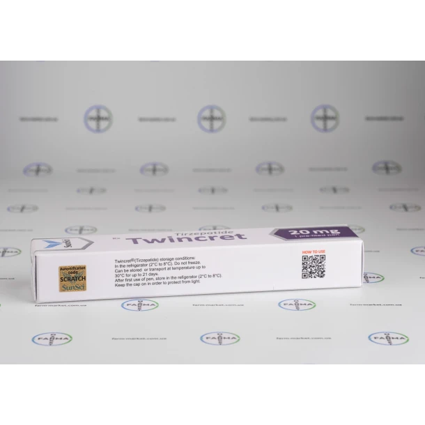 Tirzepatide Twincret 20mg (Тирзепатид Твінкрет 20мг)